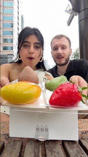 am i too slow or he is too fast? #couplegame #foodchallenge