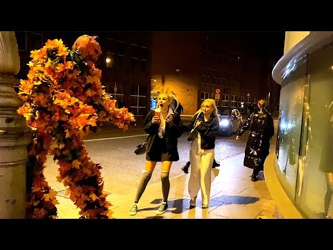 Pumpkin Monster Prank. Scary Moments