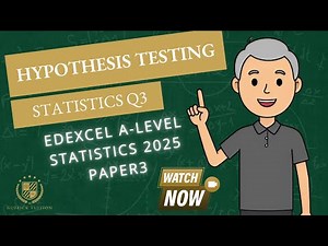Edexcel A Level Maths 2025 Paper 3 (Statistics) Q3 Binomial Hypothesis Testing