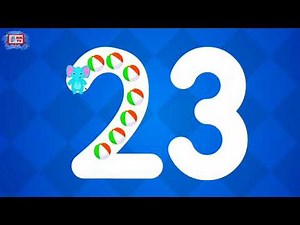 Number Twenty three 23 kids learning video
