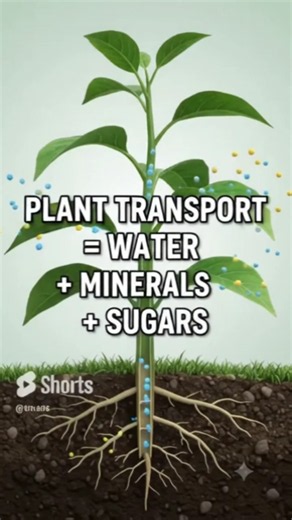 How Do Plants Transport Water? 🌱💧 | Xylem, Phloem & Transpiration #cellbiology #cellreference