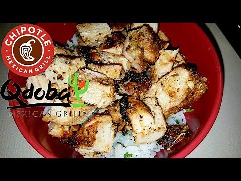 Chipotle / Qdoba Chicken & Cilantro Lime Rice Bowl