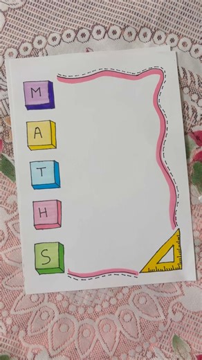 5 Easy Notebooks Front Page Idea #shorts #art #diy #ytshorts