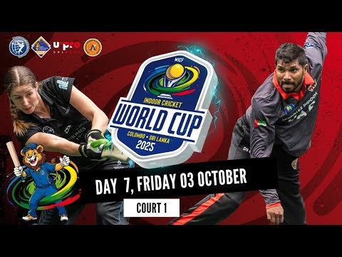 Day 7 | Indoor Cricket World Cup 2025 | Court 01