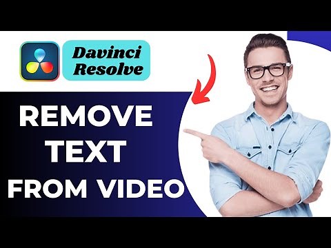 How to Remove Text From Video In Davinci Resolve (Remove Watermark text Tutorial)
