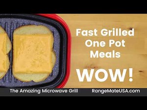 Range Mate Pro Microwave Grill Recipe: Grilled Cheese