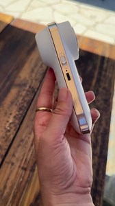 Hot Flashes Instant Cooling. Device Cools You 2 Ways- Icy Cold Contact Disc for Skin Or 100-Speed Mini Fan for Wind - Small, Portable, Stylish, Rechargeable Gift-White