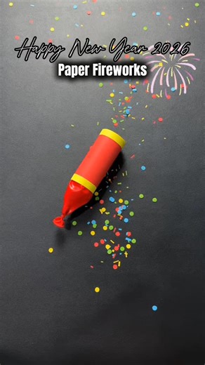 CraftLifeMood on Instagram: "How to Make Paper Fireworks to Celebrate the New Year 2026 #vvvreview #papercrafts #origami #DIY #happynewyear"