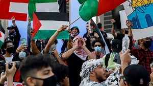 ‘It’s genocide’: Protesters slam Israel, support Palestinians