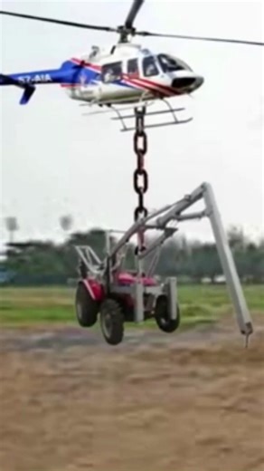 A Powerful Post-Hole Digger | Delivered by Helicopter, It Digs a Deep Hole in the Blink of an Eye.