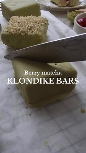 3.2K views · 13 reactions | Healthier twist on the popular Klondike Bars? Right this way. Equal parts creamy and decadent, this feel-good treat uses nourishing almond butter, rice syrup and matcha to satisfy your sweet tooth. Save this post for when sweet cravings call, and find more nutritious recipes at https://www.healthpost.co.nz/blog/tag/recipes  #klondikebars #viralrecipe #trendingrecipe | HealthPost | Facebook