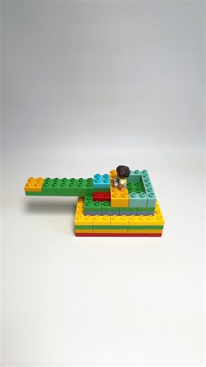 用乐高积木拼一辆坦克 ｜ Build a tank with LEGO bricks #lego #lightmybricks #diy #funbuildingblocks