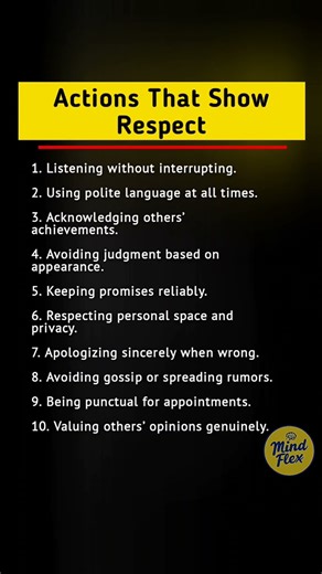 10 Simple Habits That Make You Truly Respectful 🌟 #Shorts