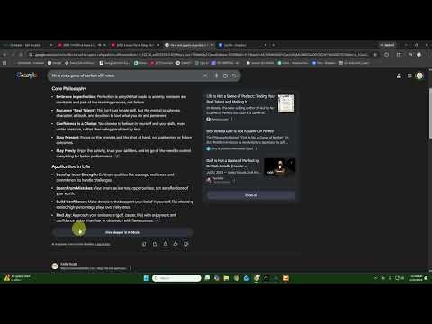 Life is Not a Game of Perfect