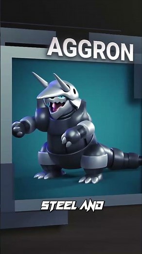Meet Aggron_ The Ultimate Rock-Type Pokémon! #shortvideo