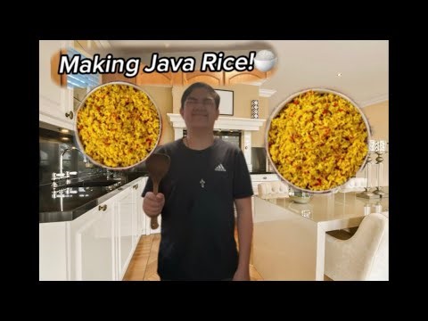 Making Java Rice with Justin!