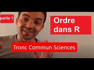 Maths tronc commun : Ordre dans R / Partie 1
