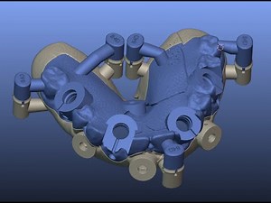 Turning a 3Shape Simplant Denture into a Stackable B4D Guide