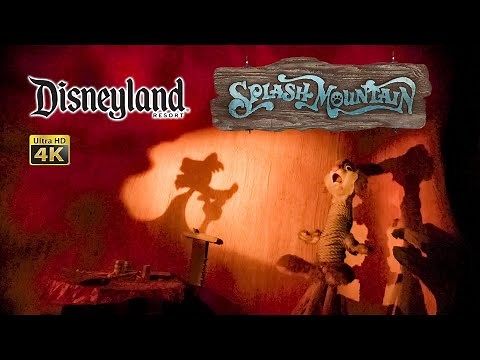 Splash Mountain On Ride Low Light 4K POV with Queue Disneyland 2022 01 09