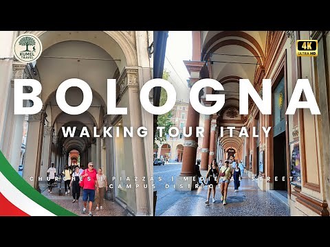 🇮🇹 Bologna, Italy – 4K Walking Tour (2025) | 1.5-Hour Full City Walk