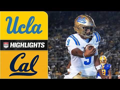 UCLA Bruins vs. California Golden Bears | Full Game Highlights | ESPN College Football