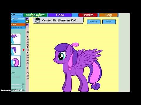 how to make your own my little pony character