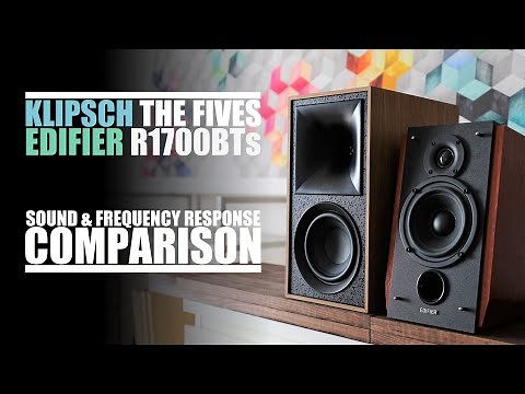 Klipsch The Fives vs Edifier R1700BTs || Sound & Frequency Response Comparison