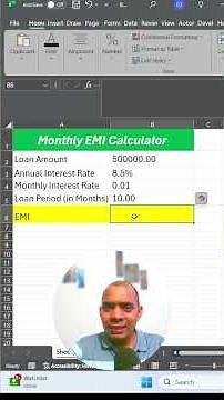 How to Calculate EMI in excel