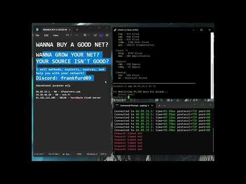 THOR C2 - Botnet exploit/C2/source downing / flooding FiveM, OVH, NFO