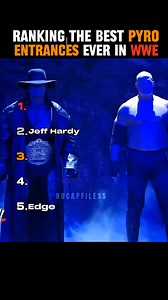 WWE's Craziest Pyro Entrances of All Time 🔥 #wwe | Wrestling World