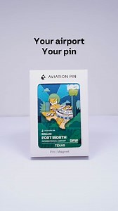 You live aviation every day. This is your airport’s pin. ✨ Designed in the shape of its state 🧲 Pin or magnet (magnetic pinback included) 🎨 Custom illustrated backing card 📦 Premium packaging, ready to gift See if your airport is already available. | AVIATION PIN