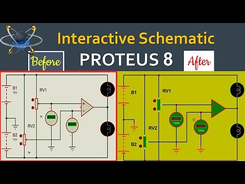 Colorful Schematic in Proteus 8 | Proteus 8.9 Beginners Tutorial