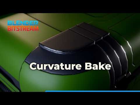 Bake Curvature Maps in Blender