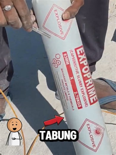 Rahasia di Balik Peledakan Tambang: Si Jelly Maut Expoprime! #tambang #dynamit #fyp