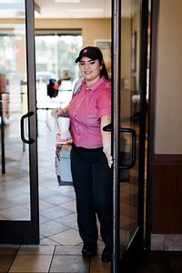 It’s our pleasure to come to you. Order through the Chick-fil-A App to receive a contactless delivery straight to your door. #theLittleThings #heretoserve | Chick-fil-A 69th & Slide