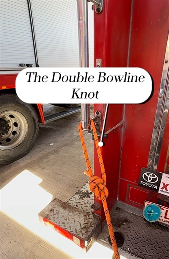 🪢 Double Bowline A stronger version of the bowline tied at the rope’s end. The extra turn around the standing part adds security and resistance to slipping. strong, secure, and easy to untie. #doublebowline #bowline #rope #ropetutorial #knottutorial #firefighter #firefightertraining #firenuzzle | firenuzzle