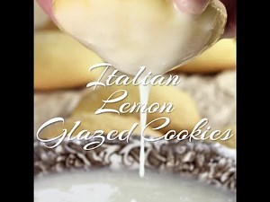 Italian Lemon Glazed Cookies