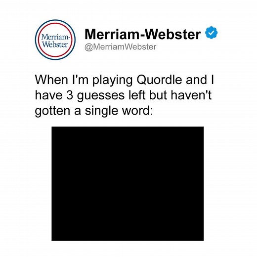 The most common Quordle starting words in order: 1. ADIEU 2. STARE 3. AUDIO 4. RAISE 5. ARISE https://www.merriam-webster.com/games/quordle/#/ | Merriam-Webster Dictionary