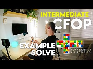 intermediate CFOP method - example solve