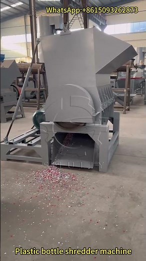 Plastic Bottle Shredder Machine | High-Efficiency PET Bottle Recycling Equipment