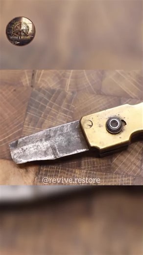 Restoring a Broken Automatic Knife to Razor Sharpness