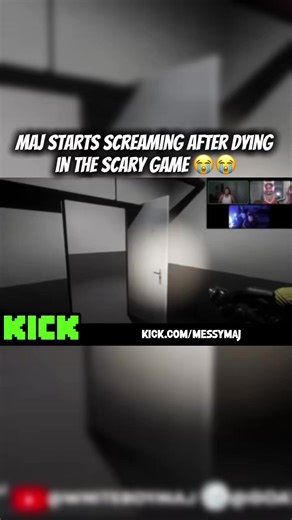maj starts screaming after dying in the scary game 😭😭😭. #messymaj #niyadenee #fyp