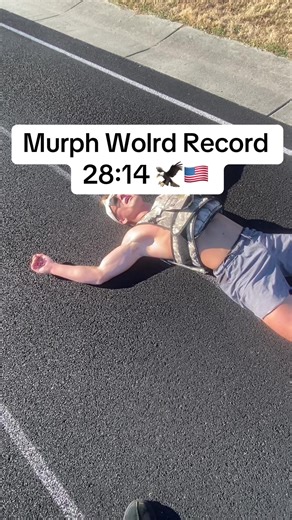 Murph world record! #fitnesschallenge #lifting #crossfit #running #fyp