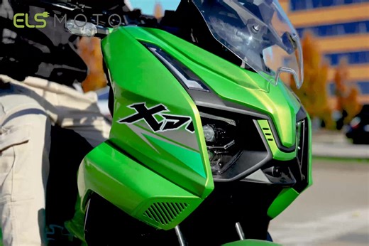 Two solid-state SoftCell batteries (9 kWh) give this machine a range...