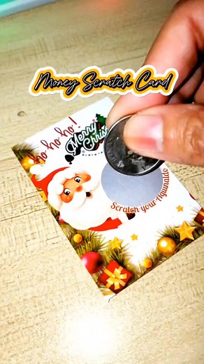 Exciting Money Scratch Card Christmas Party Game