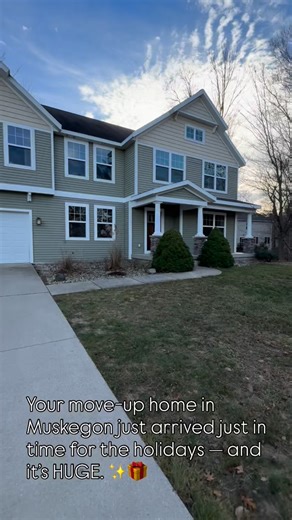 Welcome to this spacious 5 bedroom, 4.5 bath home in the desirable Churchill Woods subdivision of Muskegon, Michigan. Located on a quiet cul-de-sac with private access to Churchill Elementary, this property offers incredible everyday convenience. Step inside to a bright, open-concept layout designed for modern living and effortless entertaining. The large kitchen and generous living areas flow beautifully, creating comfortable spaces to relax or gather. The primary suite includes an oversized wa