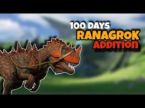 ARK Additions: The Collection - I Spent 100 Days Surviving in Ragnarok Map