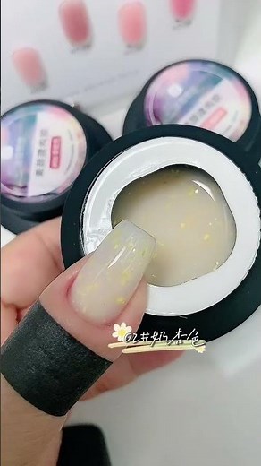 24 colors no heat painless rubber base uv nail gel polish #nails #rubberbase #rubberbasegel