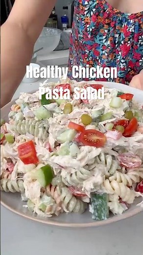 Creamy Chicken Pasta Salad