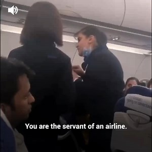 544K views · 1.3K reactions | "I'm not your servant". A flight attendant lost control after being humiliated by a passenger, who had no shame in treating her like a servant and shouting at her for not complying with his whims. Although many praised the flight attendant's attitude, the airline didn’t hesitate to punish her. | Rosa + | Facebook